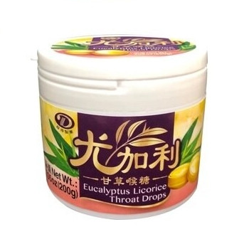 尤加利甘草喉糖 罐(200公克)